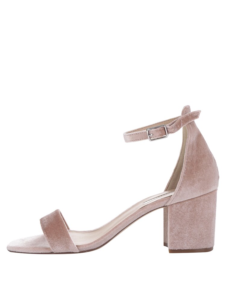 Sandale Roz Prafuit Dorothy Perkins Cu Aspect Catifelat Zoot Ro