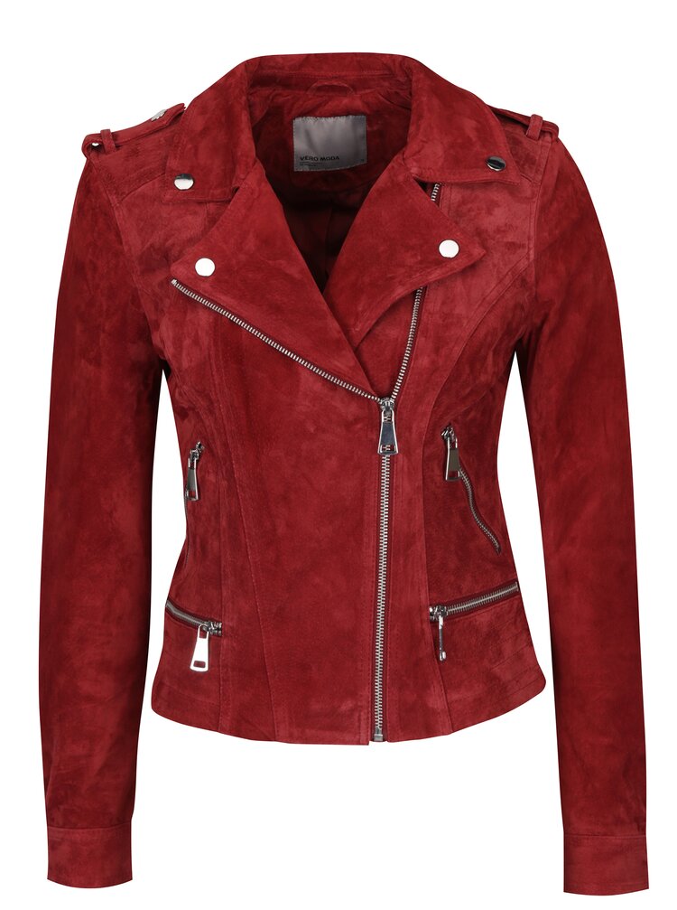 Jacheta Biker Rosie Din Piele Intoarsa Vero Moda Royce Zoot Ro