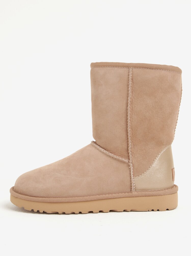 ugg classic short 2 metallic