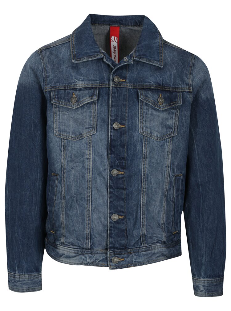 Jacheta Albastra Din Denim Pentru Barbati S Oliver Zoot Ro