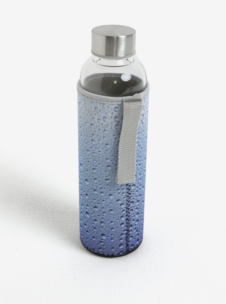 Flacon Sticla Albastra Cobalt Blue Cu Dop Picurator 100ml