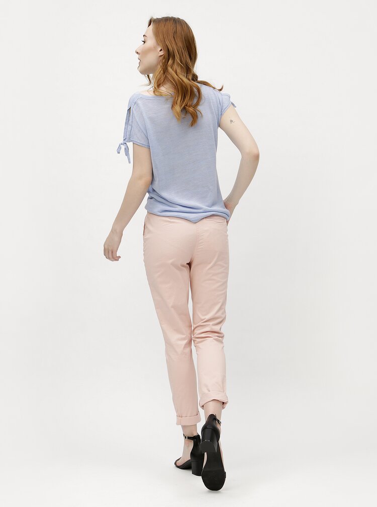 Pantaloni De Dama Chino Roz Deschis M Co Zoot Ro