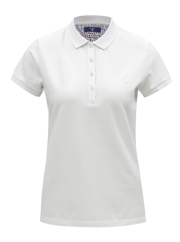 Bile Damske Polo Tricko Gant Zoot Cz