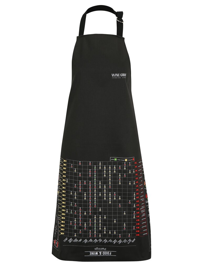 Sort De Bucatarie Negru Cu Print De Degustare De Vinuri Gift