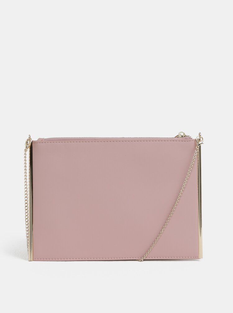Geanta Plic Roz Prafuit Cu Detalii Aurii Dorothy Perkins Zoot Ro