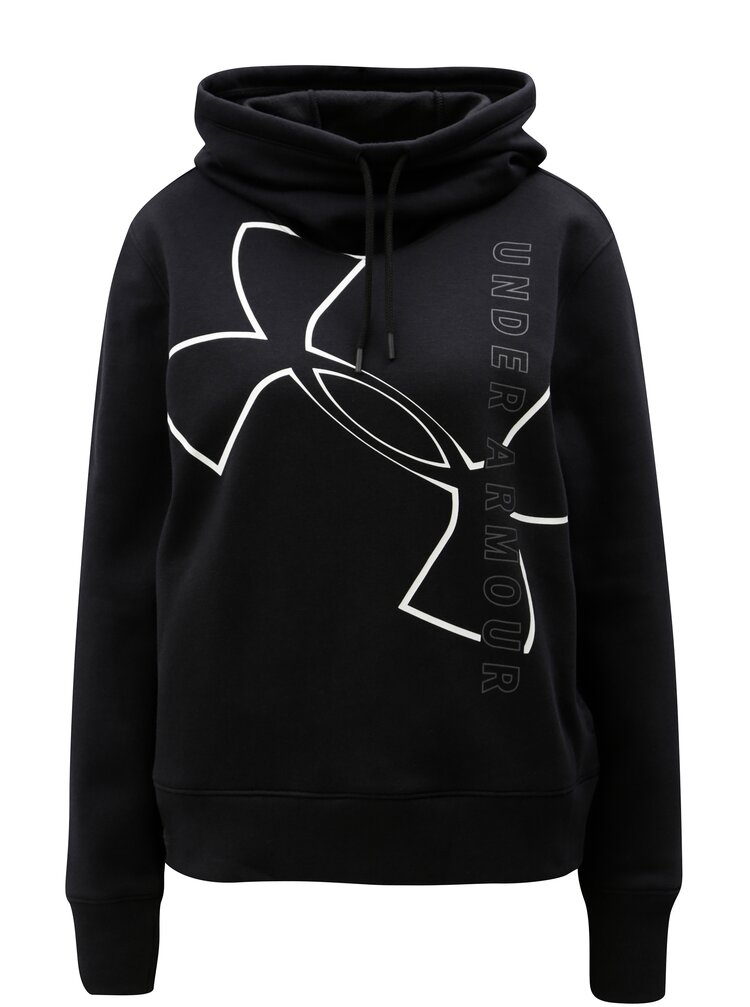Hanorac De Dama Negru Cu Print Si Gluga Under Armour Zoot Ro