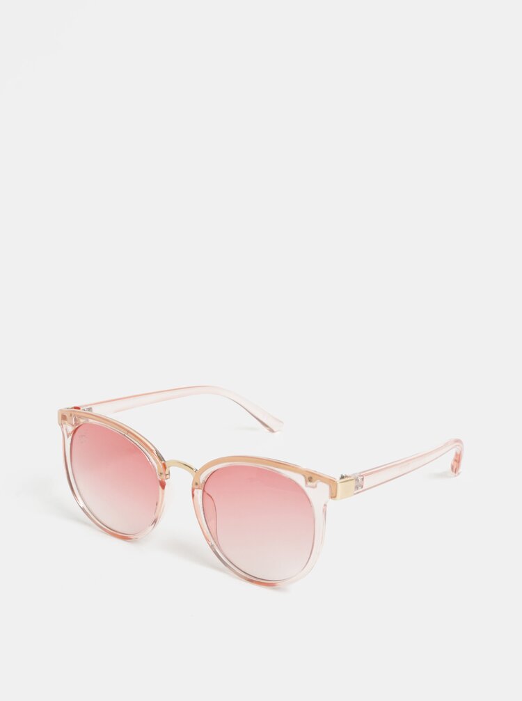 Ochelari De Soare De Dama Transparenti Roz Jeepers Peepers Zoot Ro