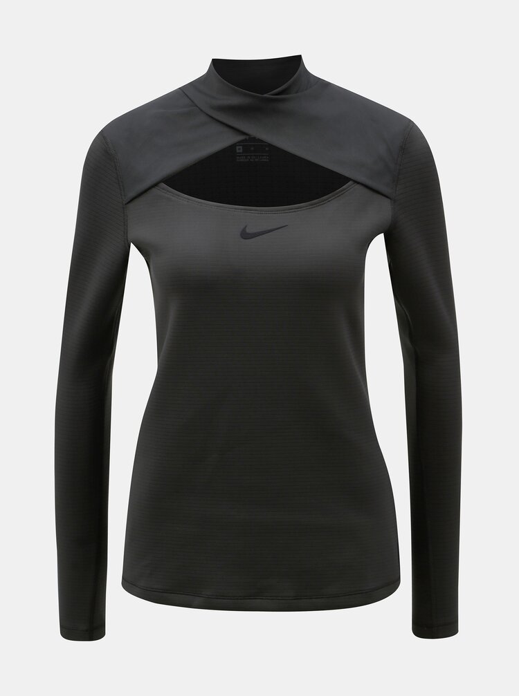 Cerne Damske Funkcni Tricko S Prustrihem Nike Zoot Cz