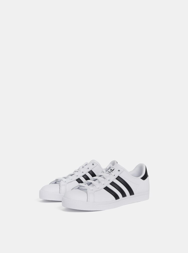 Pantofi Sport Albi De Dama Din Piele Adidas Originals Coast Star