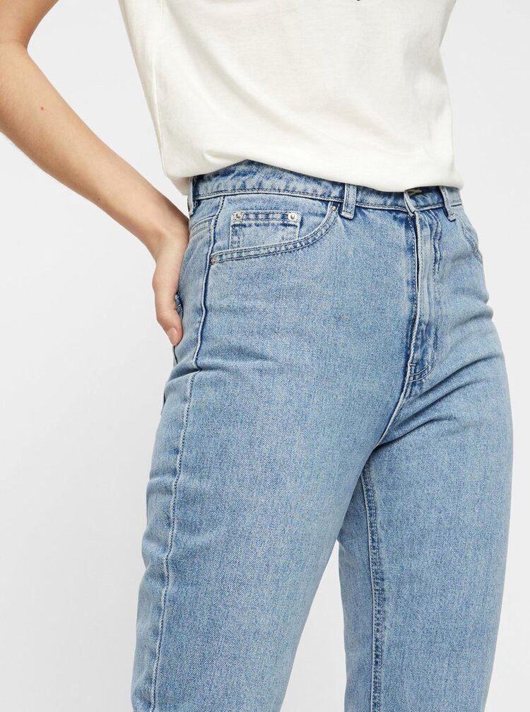 Modre Mom Dziny S Vysokym Pasem Vero Moda Joana Zoot Cz