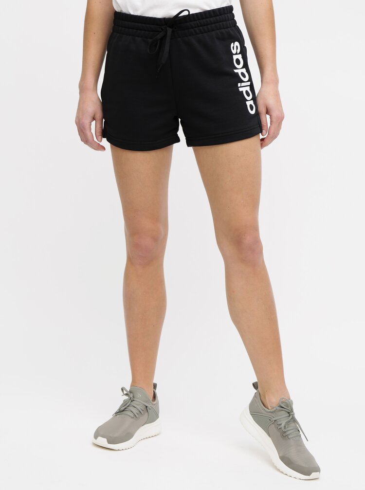 Pantaloni Scurti Negri De Dama Adidas Core Essentials Linear Zoot Ro
