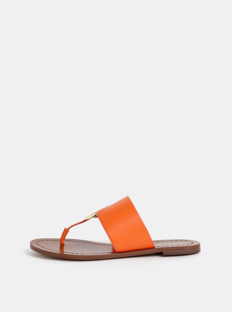 Papuci Flip Flop Oranj De Dama Din Piele Aldo Ocericia Zoot Ro