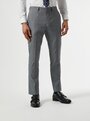 Šedé oblekové skinny fit kalhoty Burton Menswear London