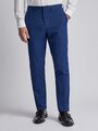 Modré oblekové slim fit kalhoty Burton Menswear London
