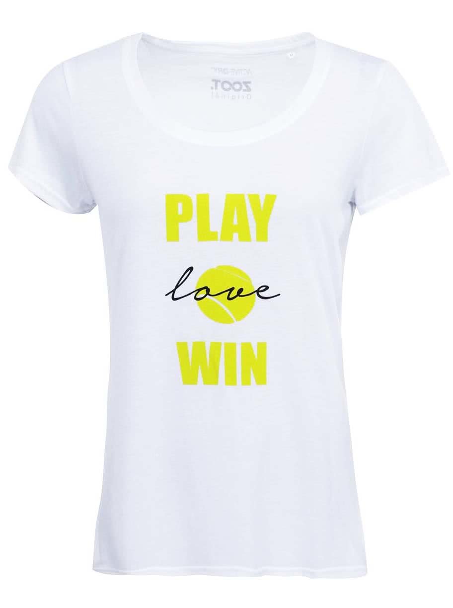 Bílé dámské tričko ZOOT Originál Tennis