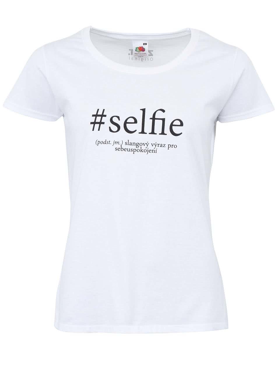 Bílé dámské tričko ZOOT Originál Selfie