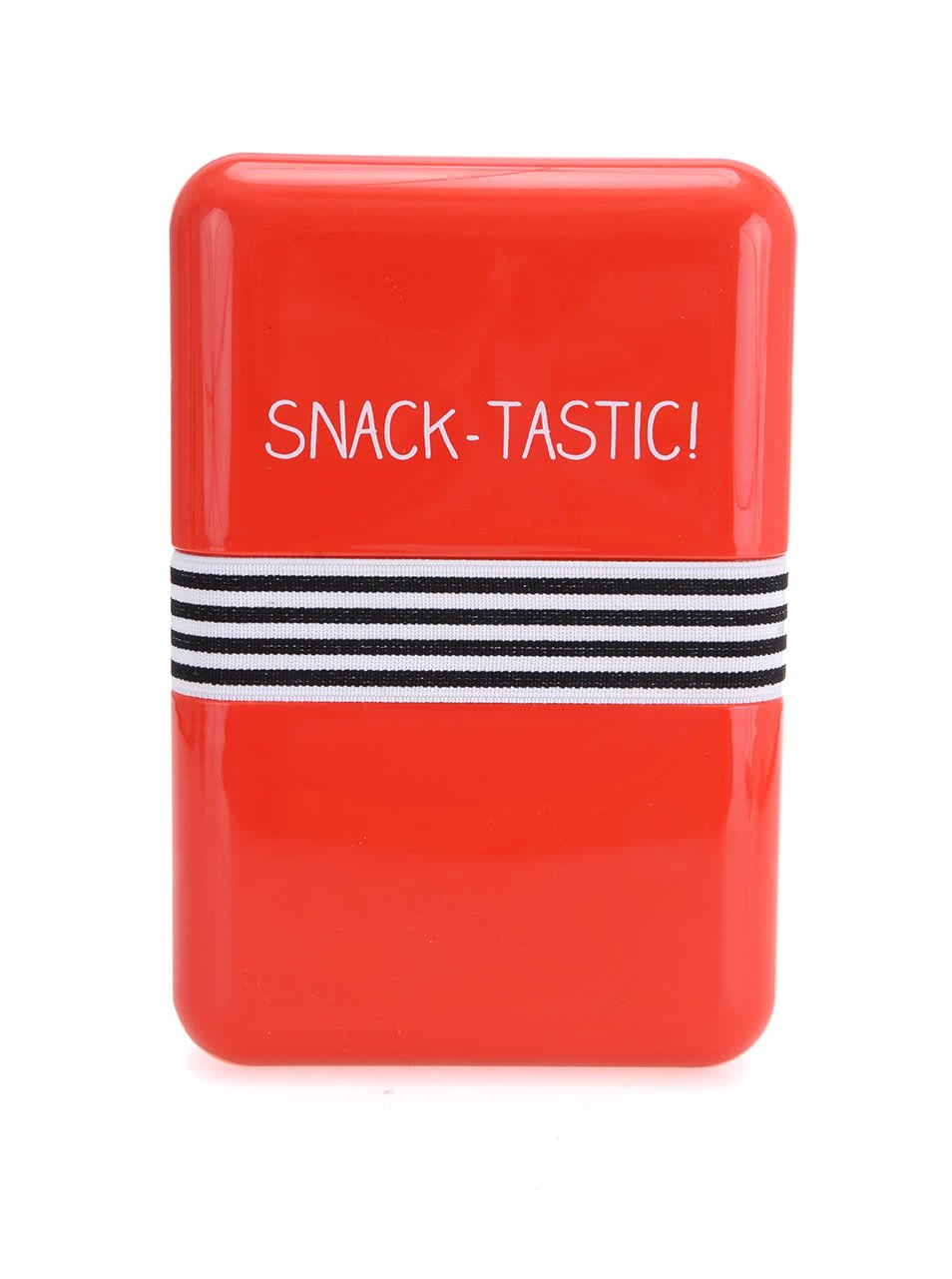 Červený větší svačinový box Happy Jackson Snack Tastic