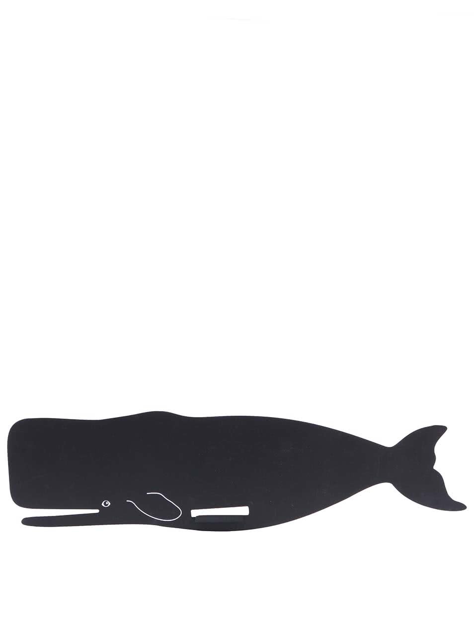 Černá tabule ve tvaru velryby Sass & Belle
