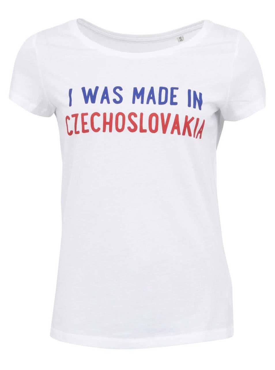 Bílé dámské triko ZOOT Originál I Was Made in Czechoslovakia