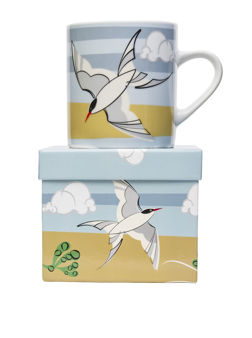 Porcelánový hrnek s dárkovou krabičkou Magpie Common Tern