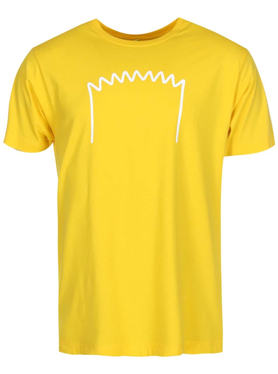 Žluté pánské triko ZOOT Originál Bart