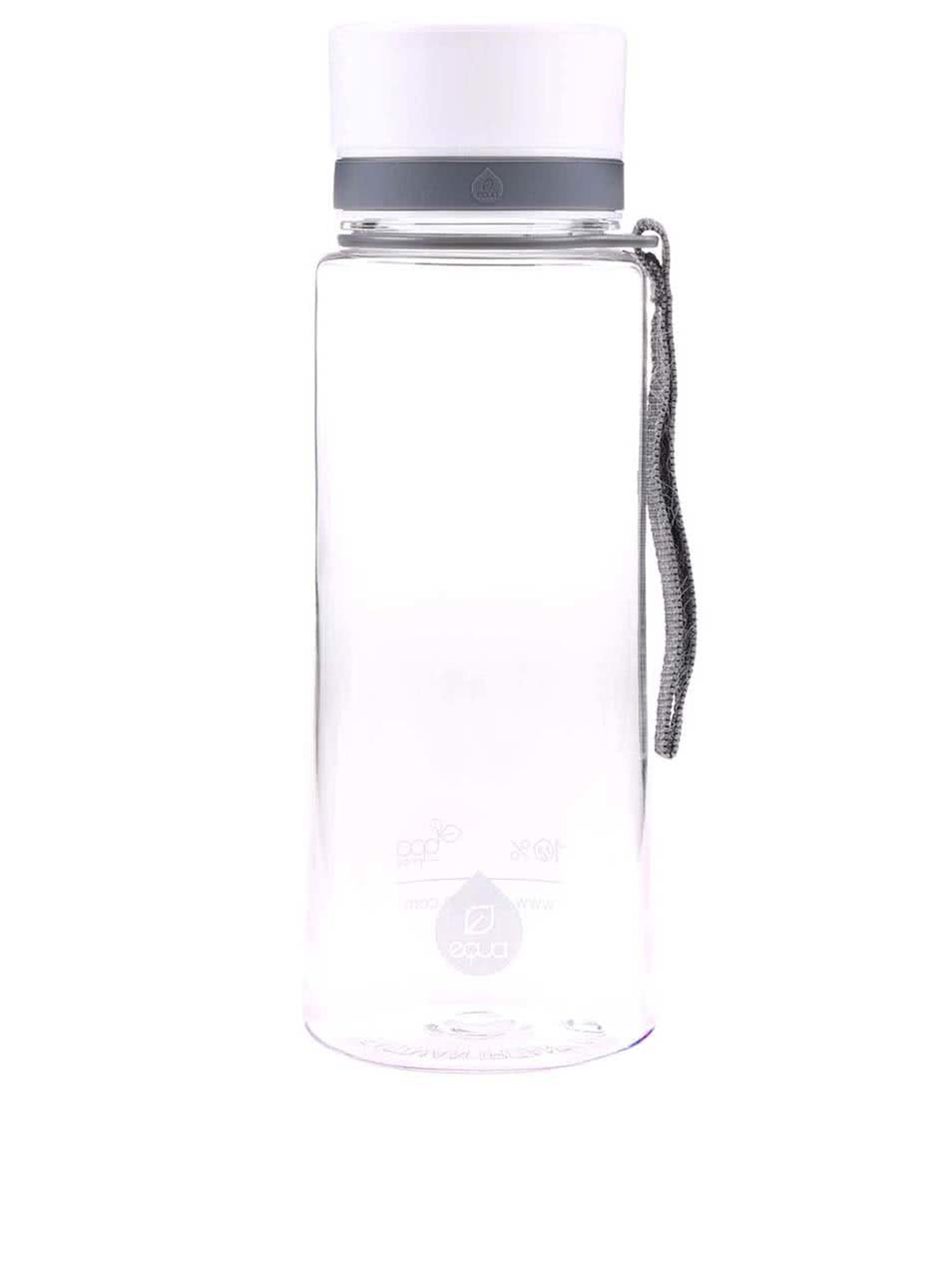Plastová láhev s bílým uzávěrem EQUA (600 ml)