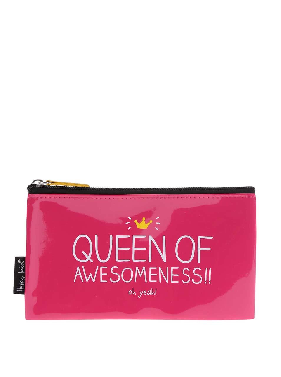 Růžová kosmetická taštička Happy Jackson Queen of Awesome