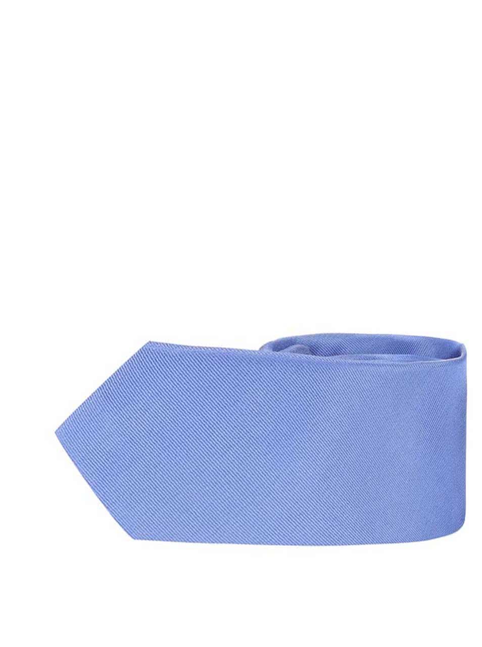 Modrá hedvábná kravata Selected Homme Plain