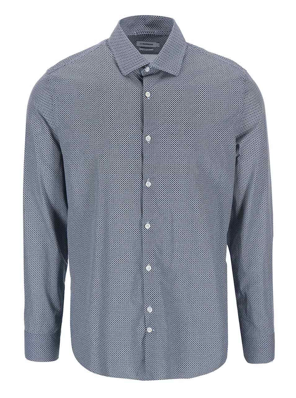 Světle modrá vzorovaná košile J.Lindeberg Dani