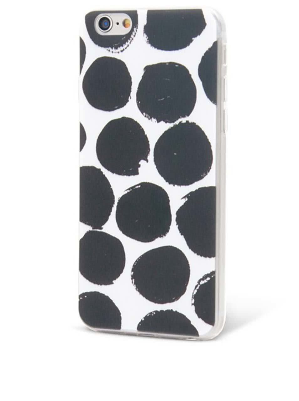 Černo-bílý ochranný kryt na iPhone 6/6s Epico Dotsie