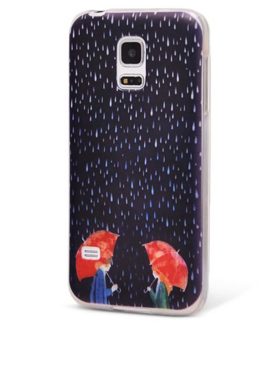 Modrý ochranný kryt na Samsung Galaxy S5 mini Epico In The Rain