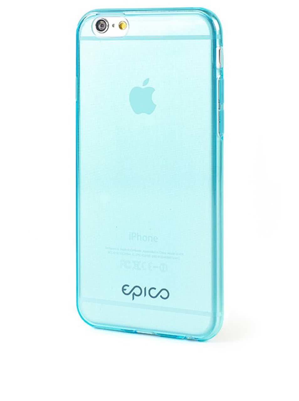 Modrý ultratenký transparentní kryt na iPhone 6 Epico Twiggy Gloss