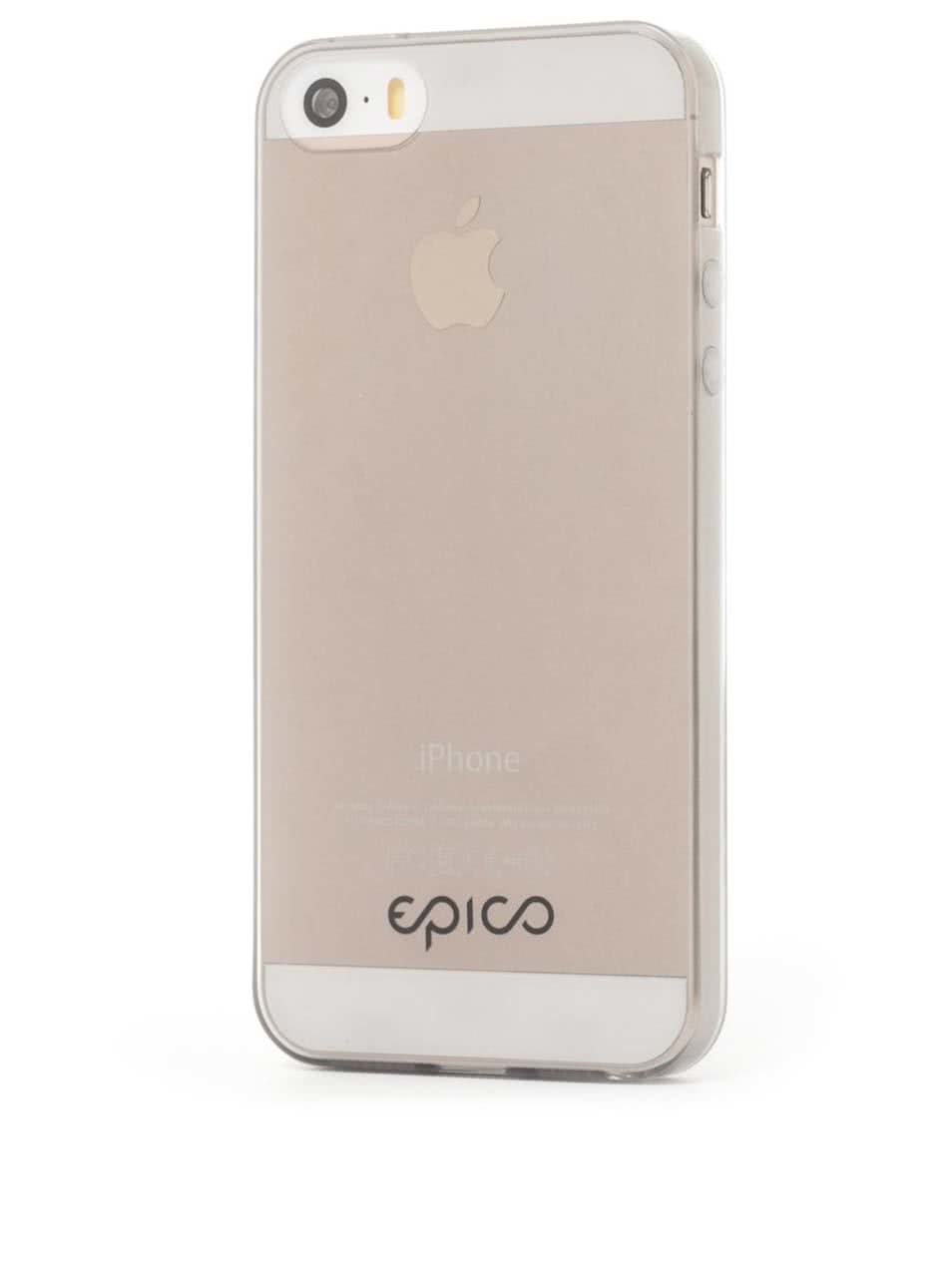 Šedý ultratenký transparentní kryt na iPhone 5/5s Epico Twiggy Gloss