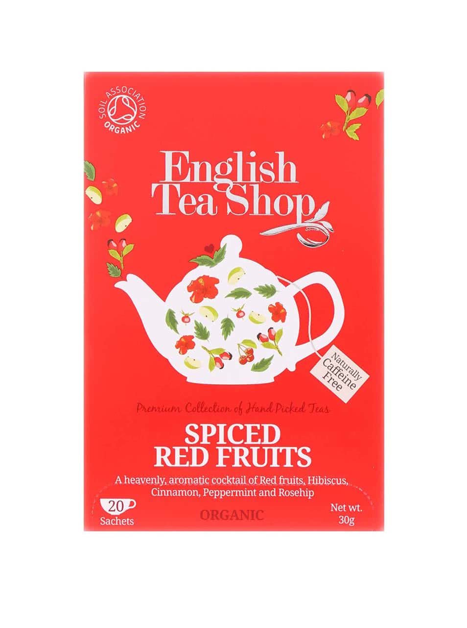 Ovocný čaj English Tea Shop Kořeněné červené Ovoce Bio