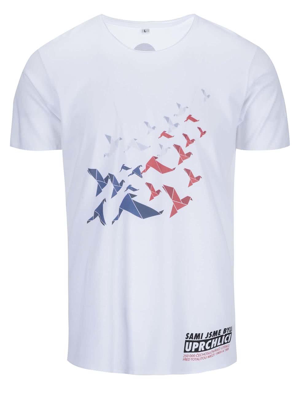 "Dobré" bílé pánské triko pro OPU a UNHCR