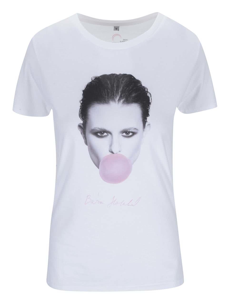 "Dobré" bílé dámské tričko pro Pink Bubble Barbora Holotová