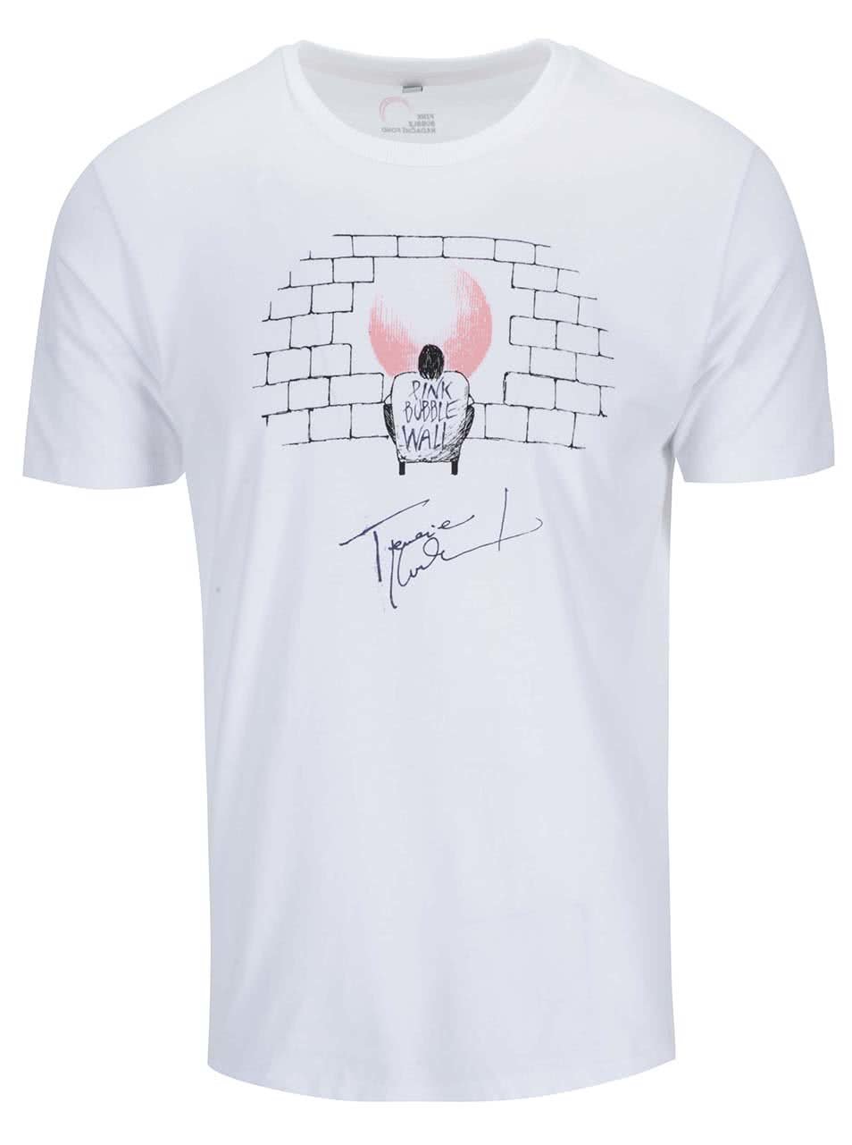"Dobré" bílé pánské triko pro Pink Bubble Terezie Kovalová