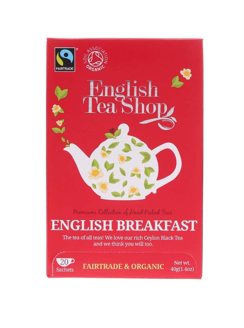 Černý čaj English Breakfast English Tea Shop Bio