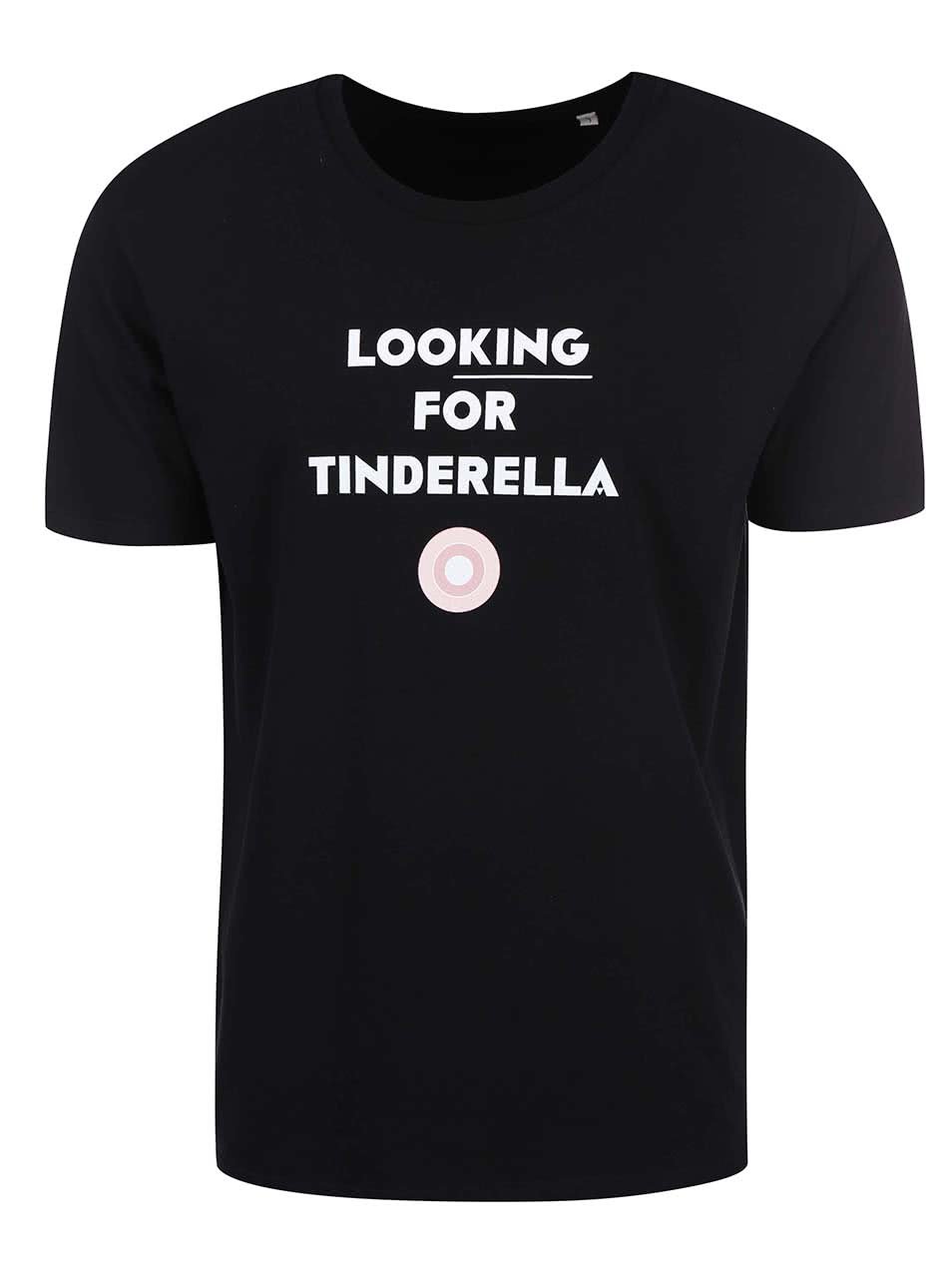 Černé pánské triko ZOOT Originál Looking for Tinderella