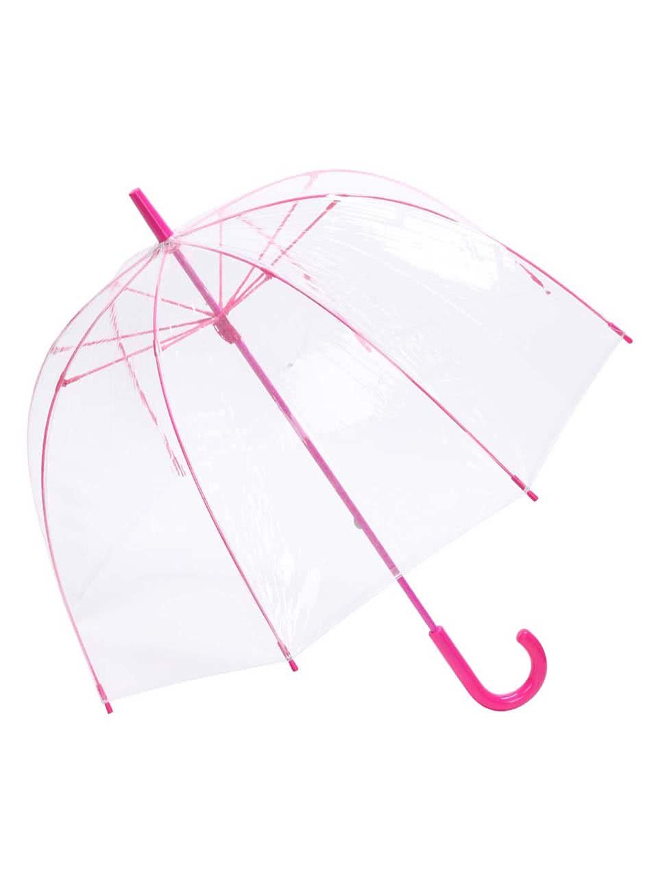 Deštník Lindy Lou Superdome s růžovou konstrukcí