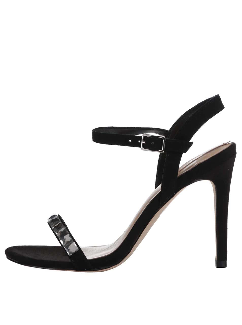 Černé zdobené sandálky ALDO Edilisien