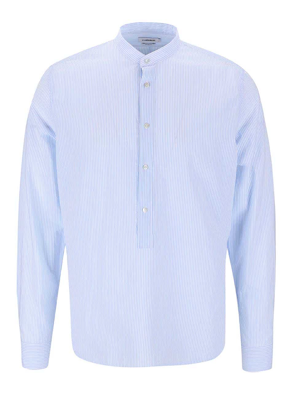 Světle modrá pruhovaná košile J.Lindeberg Dani