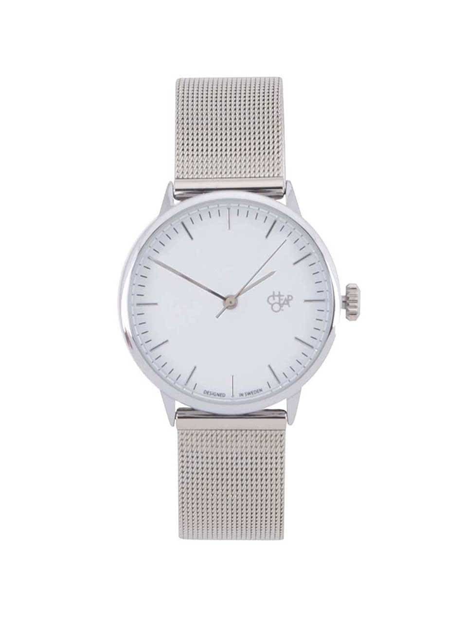 Dámské hodinky ve stříbrné barvě s nerezovým páskem Nando Mini Silver