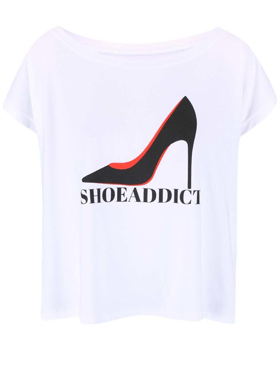 Bílé dámské volnější tričko ZOOT Originál Shoe Addict