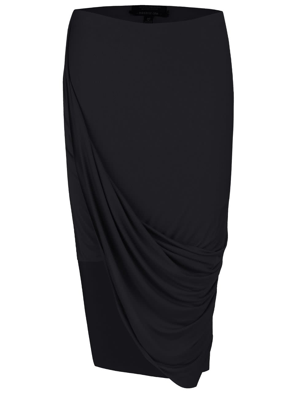Černá asymetrická sukně Maison Scotch