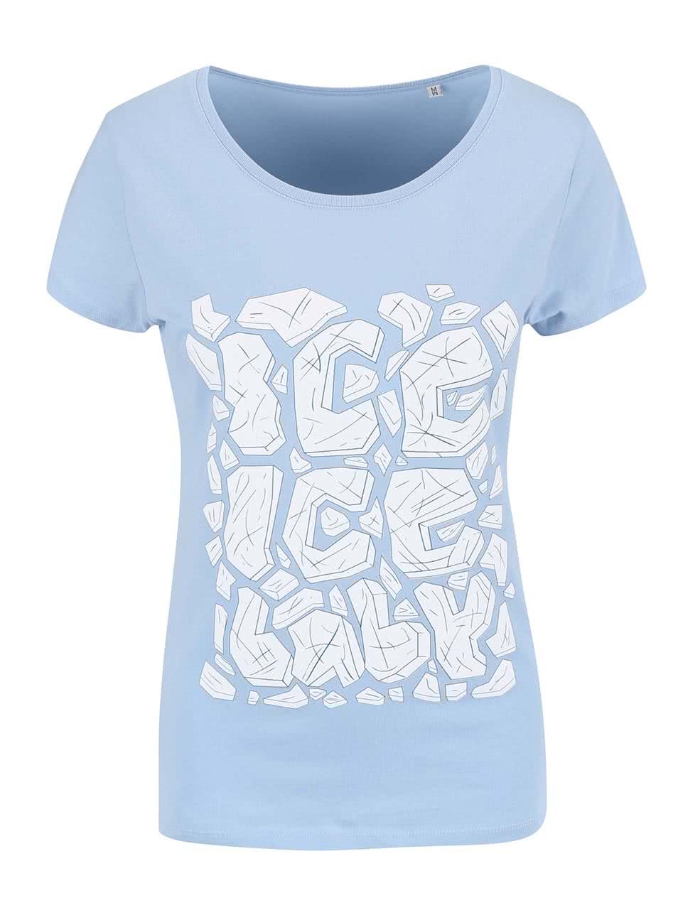 Světle modré dámské tričko ZOOT Originál Ice Ice Baby