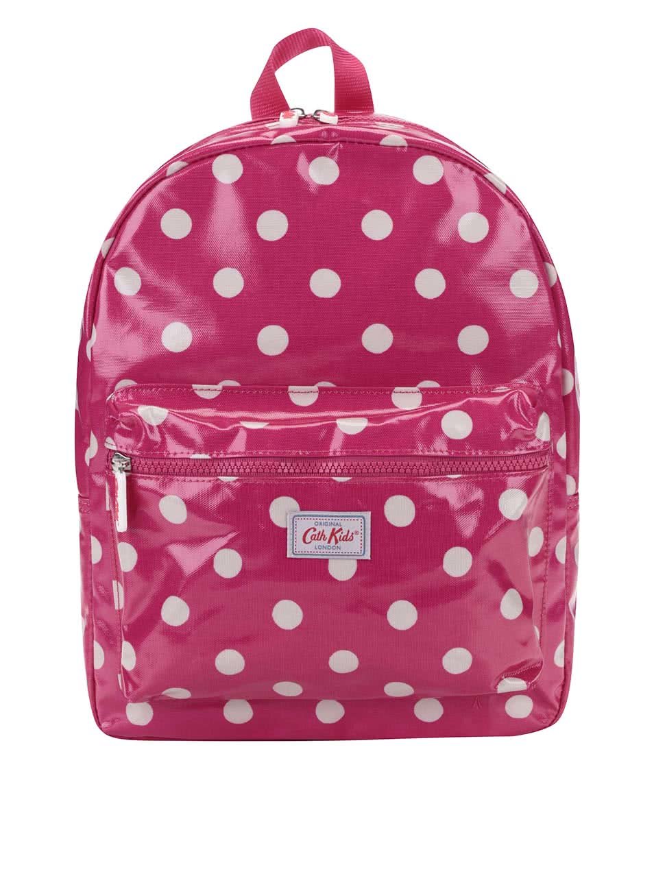 Růžový dětský batoh s puntíky Cath Kidston