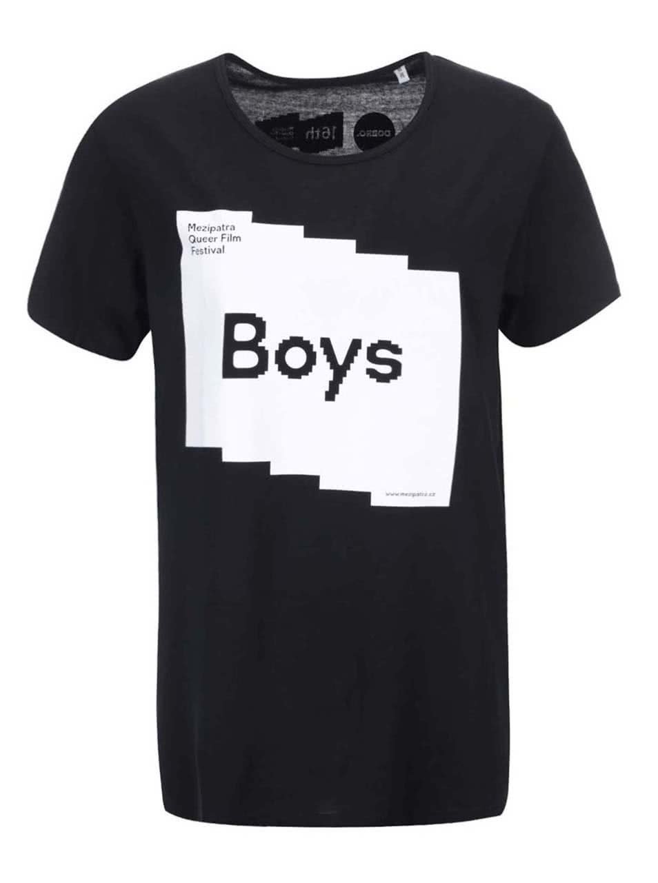 "Dobré" černé unisex triko pro Mezipatra Boys
