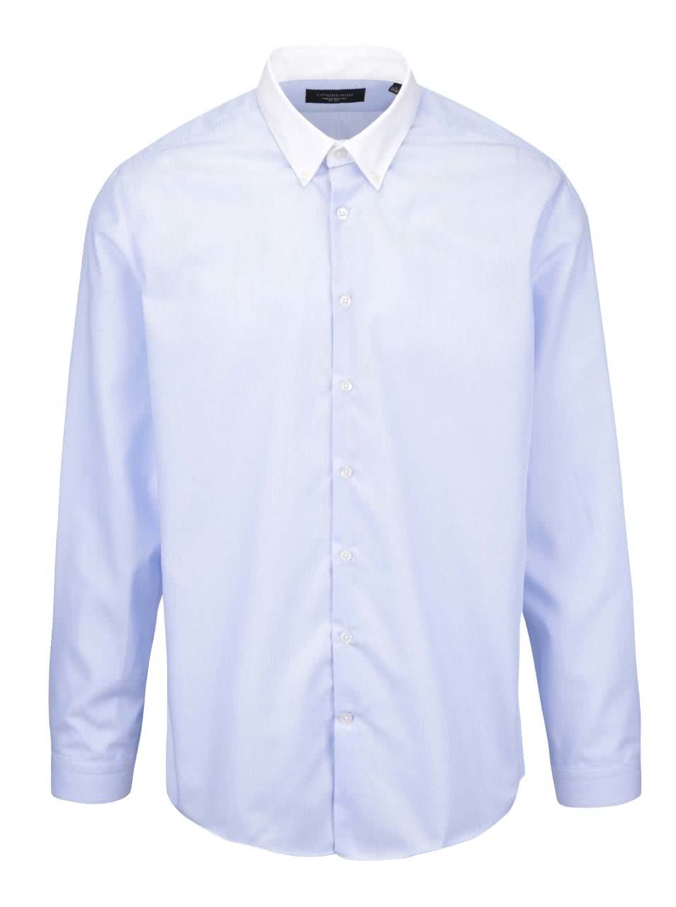 Modrá košile s bílým límcem Lindbergh