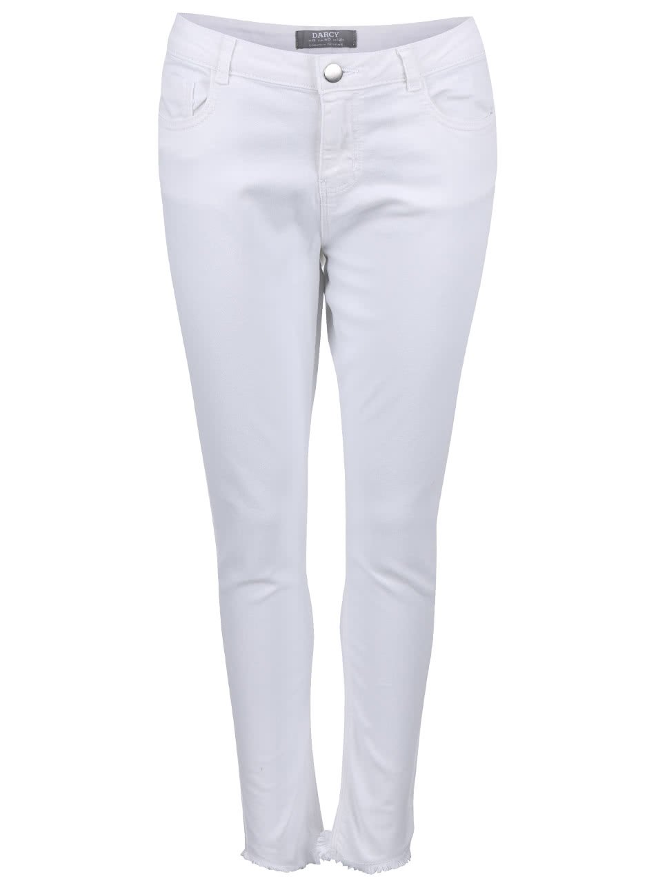 Bílé džíny s roztřepenými nohavicemi Dorothy Perkins